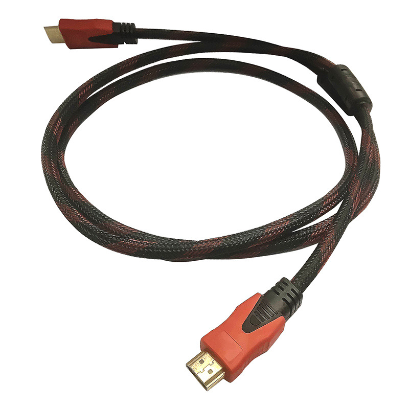 Factory Price Red Black Net 1080P HDMI Cable Male to Male HDMI Cable to Connect Phone to TV